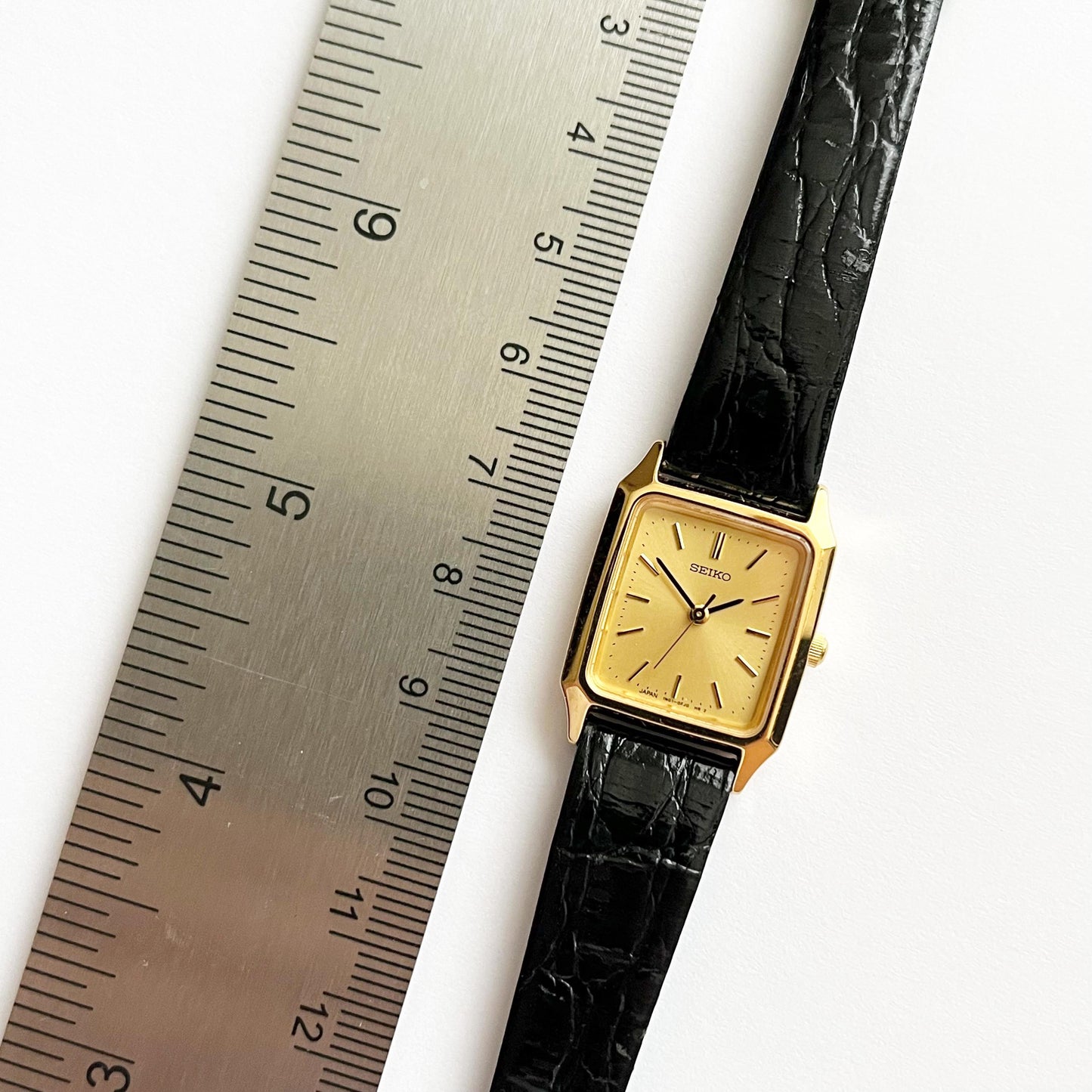 Seiko Womens Vintage Watch, Gold, Leather Band, Boxed, Gift For Her