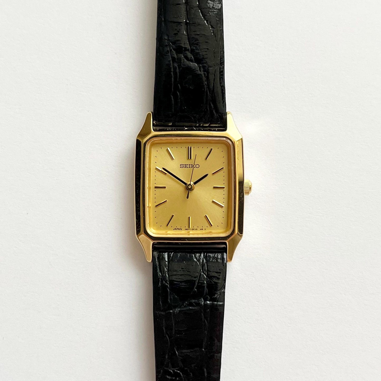 Seiko Womens Vintage Watch, Gold, Leather Band, Boxed, Gift For Her
