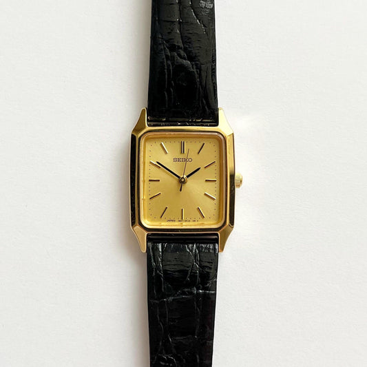 Seiko Womens Vintage Watch, Gold, Leather Band, Boxed, Gift For Her