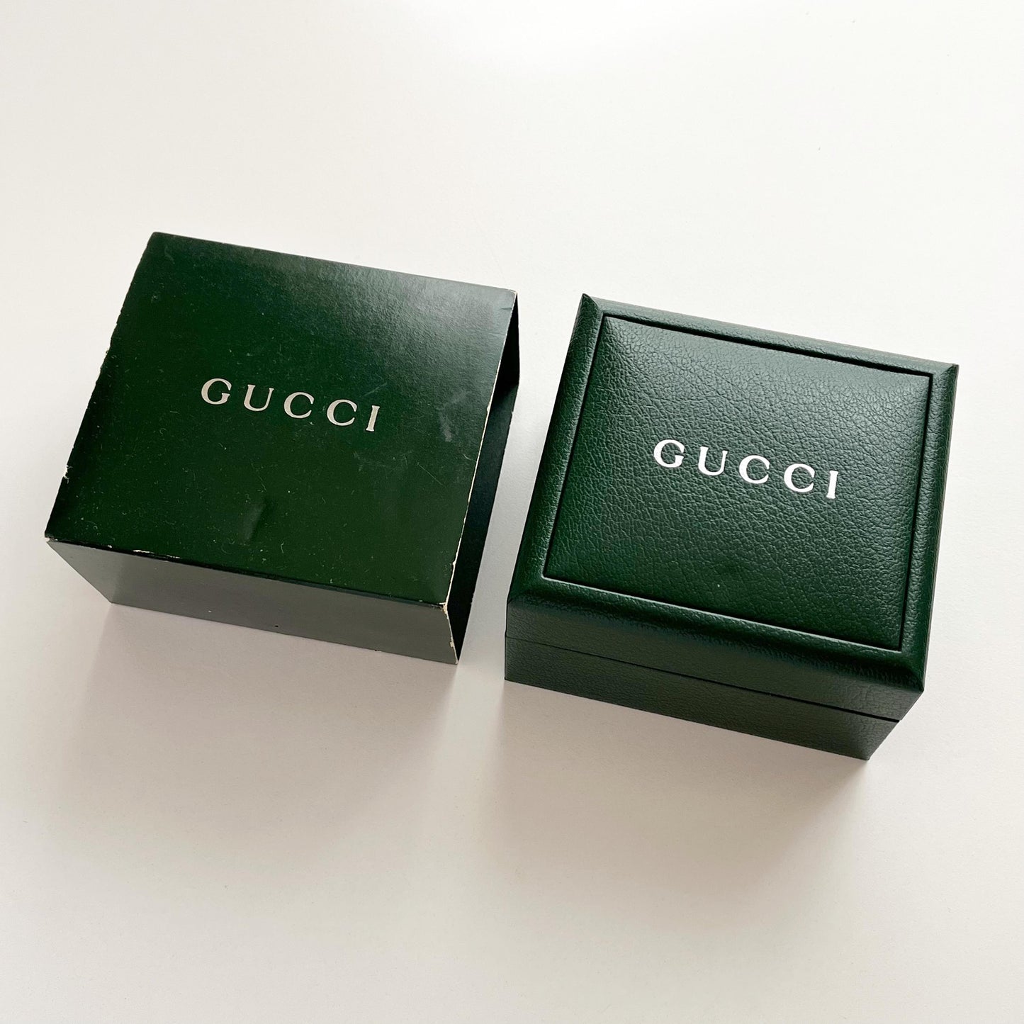 MINT - Gucci Vintage Womens Gold Date Watch, Balck Dial, Gift for Her, Boxed, Full Set - 17.5cm