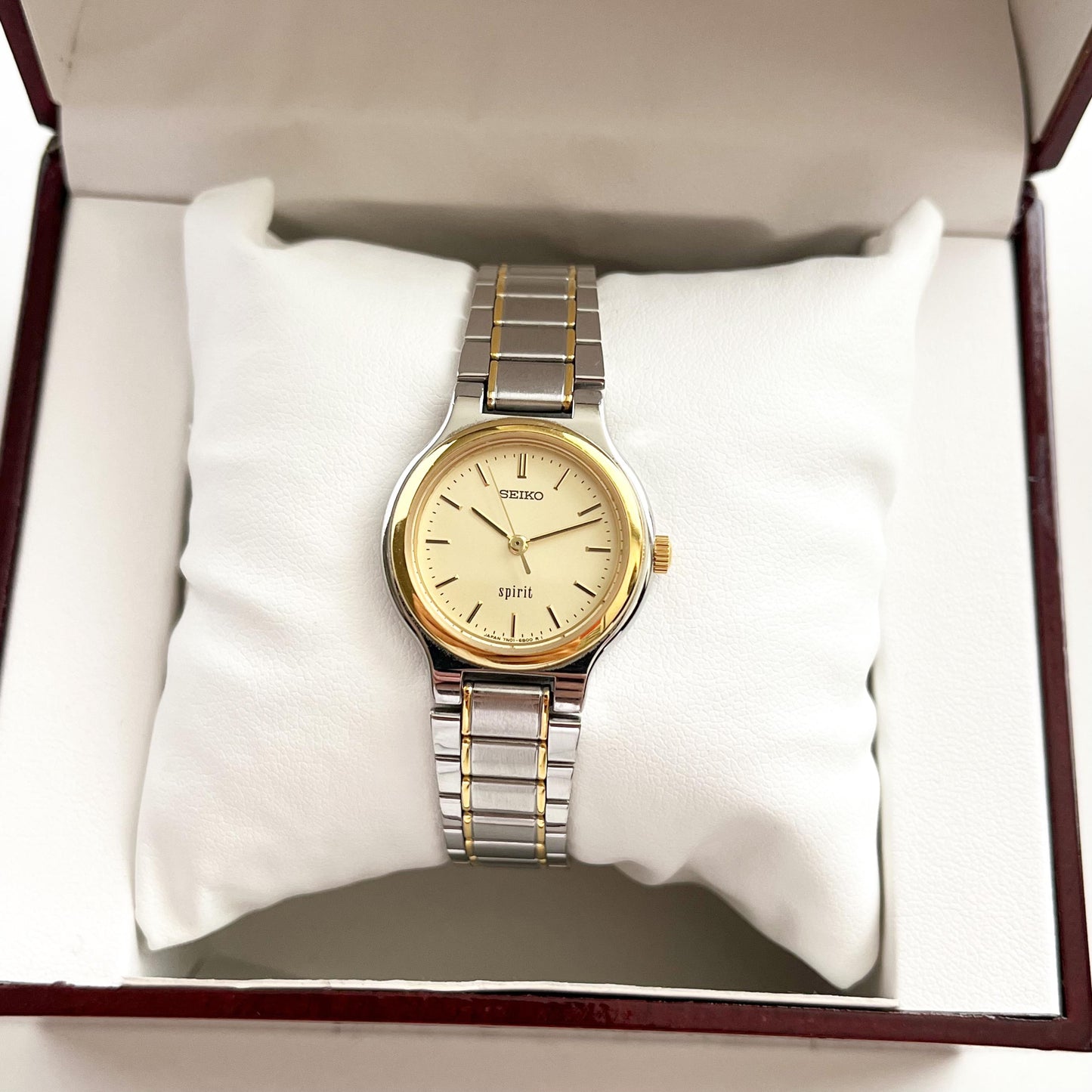 Seiko TwoTone Women’s Vintage Watch, Boxed, Gift for Her - 15.5cm