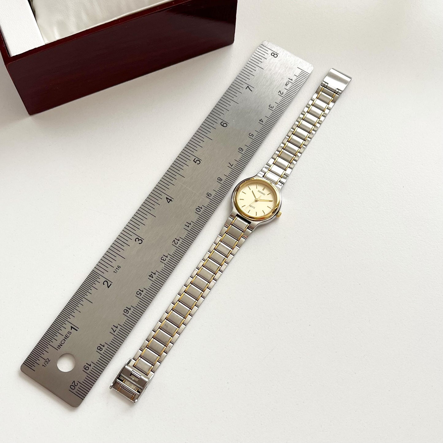 Seiko TwoTone Women’s Vintage Watch, Boxed, Gift for Her - 15.5cm