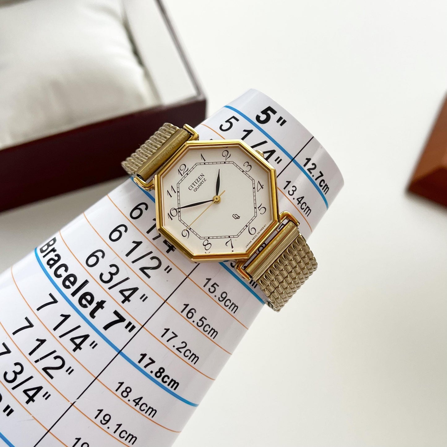 Citizen Vintage Gold Womens Watch, Rare Quartz Watch, Gift for Her, Boxed