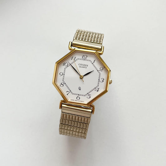 Citizen Vintage Gold Womens Watch, Rare Quartz Watch, Gift for Her, Boxed