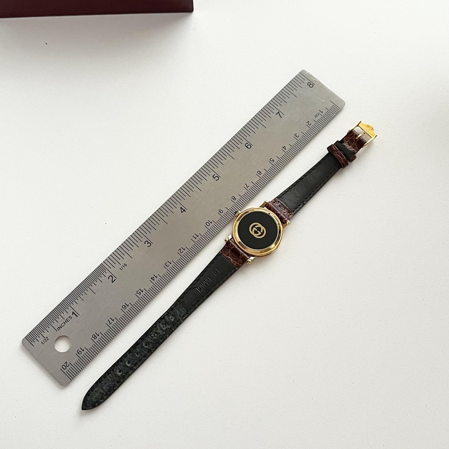 Gucci Gold Vintage Womens Watch, New Band, Gift for Her, Boxed