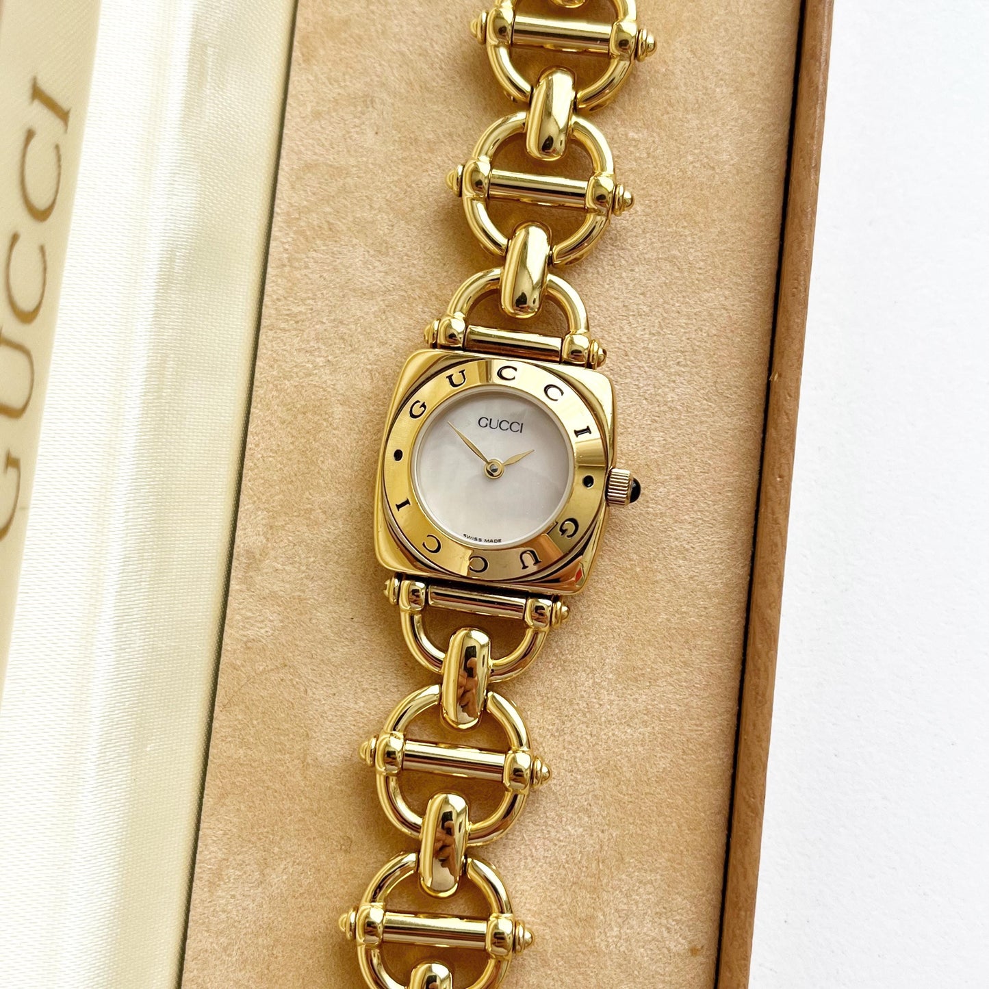 Vintage MINT Gucci Watch Gold Watch, Boxed, Gift for Her