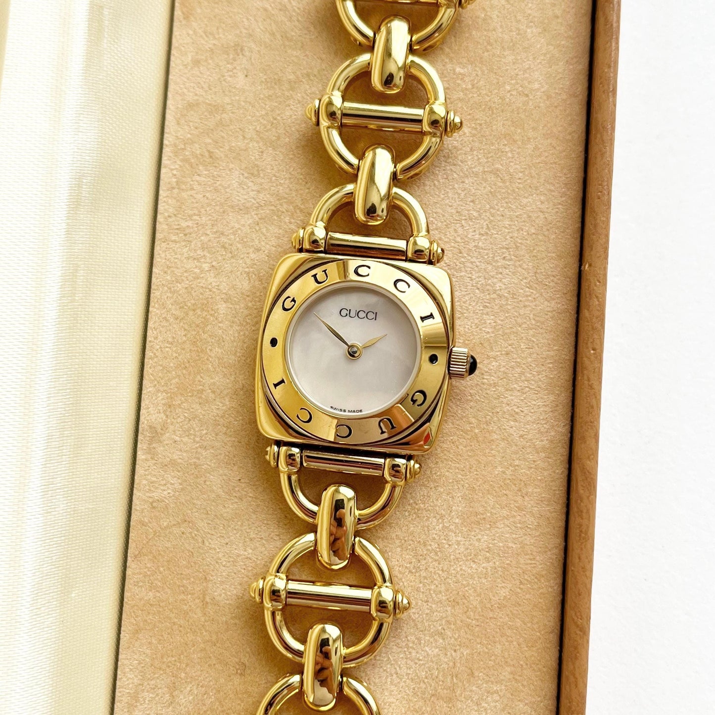 Vintage MINT Gucci Watch Gold Watch, Boxed, Gift for Her