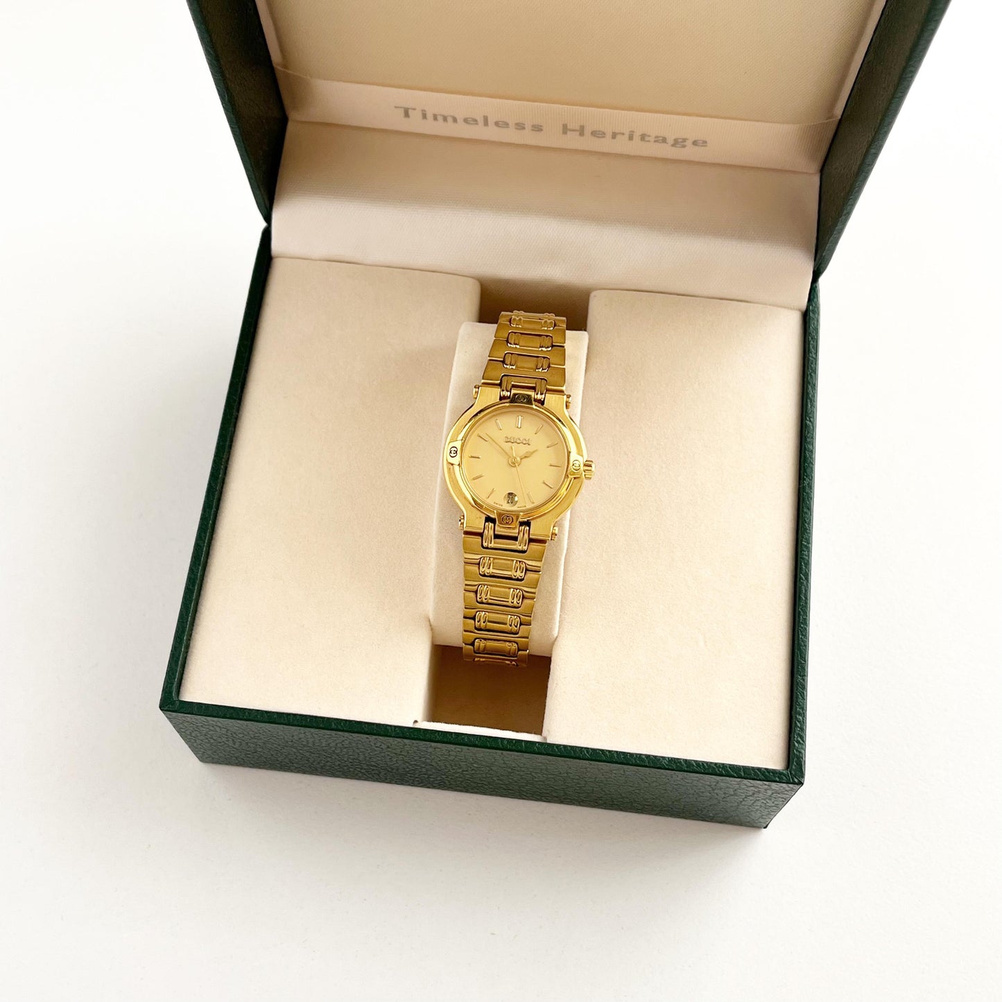 Gucci MINT Vintage Gold Women's Watch, Rare, Gift For Her, Boxed, 16.5cm