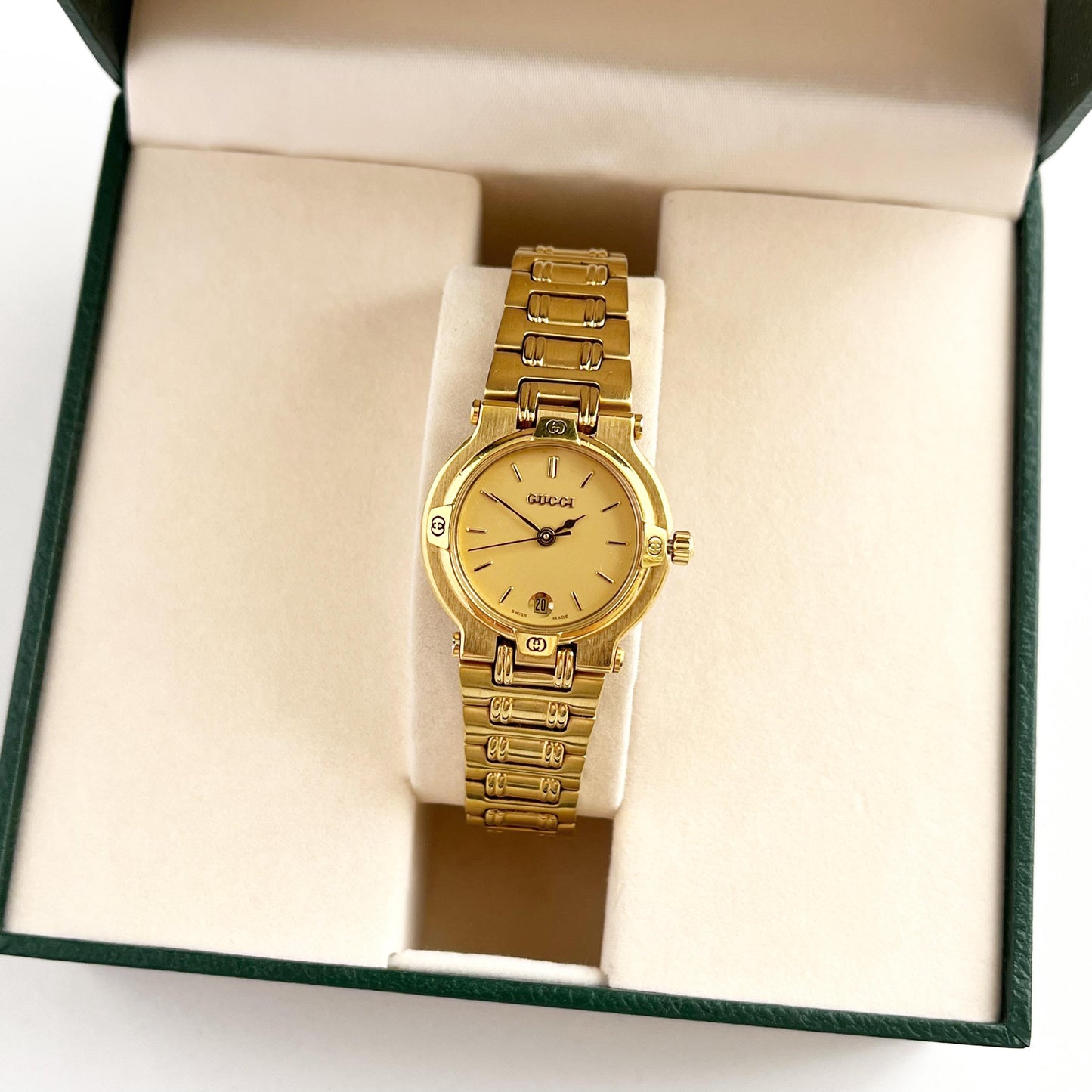 Gucci MINT Vintage Gold Women's Watch, Rare, Gift For Her, Boxed, 16.5cm