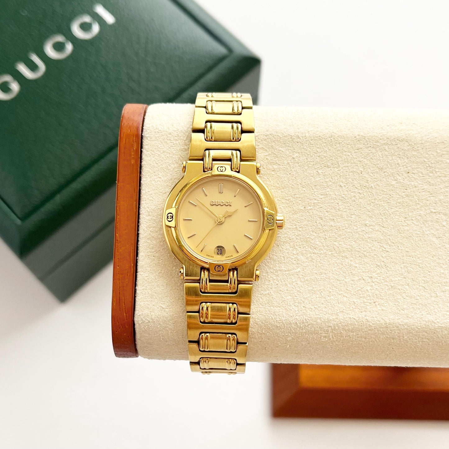 Gucci MINT Vintage Gold Women's Watch, Rare, Gift For Her, Boxed, 16.5cm