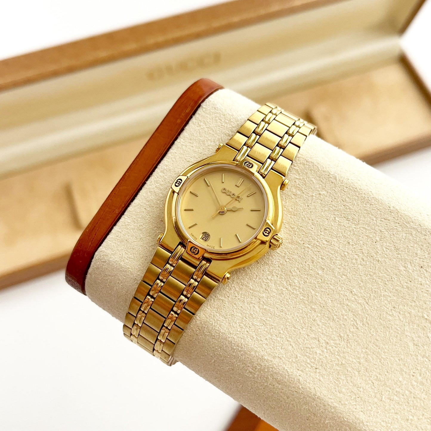 Gucci Vintage Gold Women's Watch, Gift For Her, Boxed, 18cm