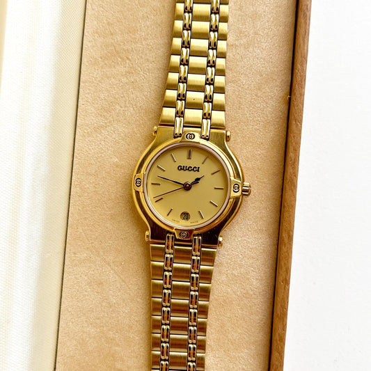 Gucci Vintage Gold Women's Watch, Gift For Her, Boxed, 18cm