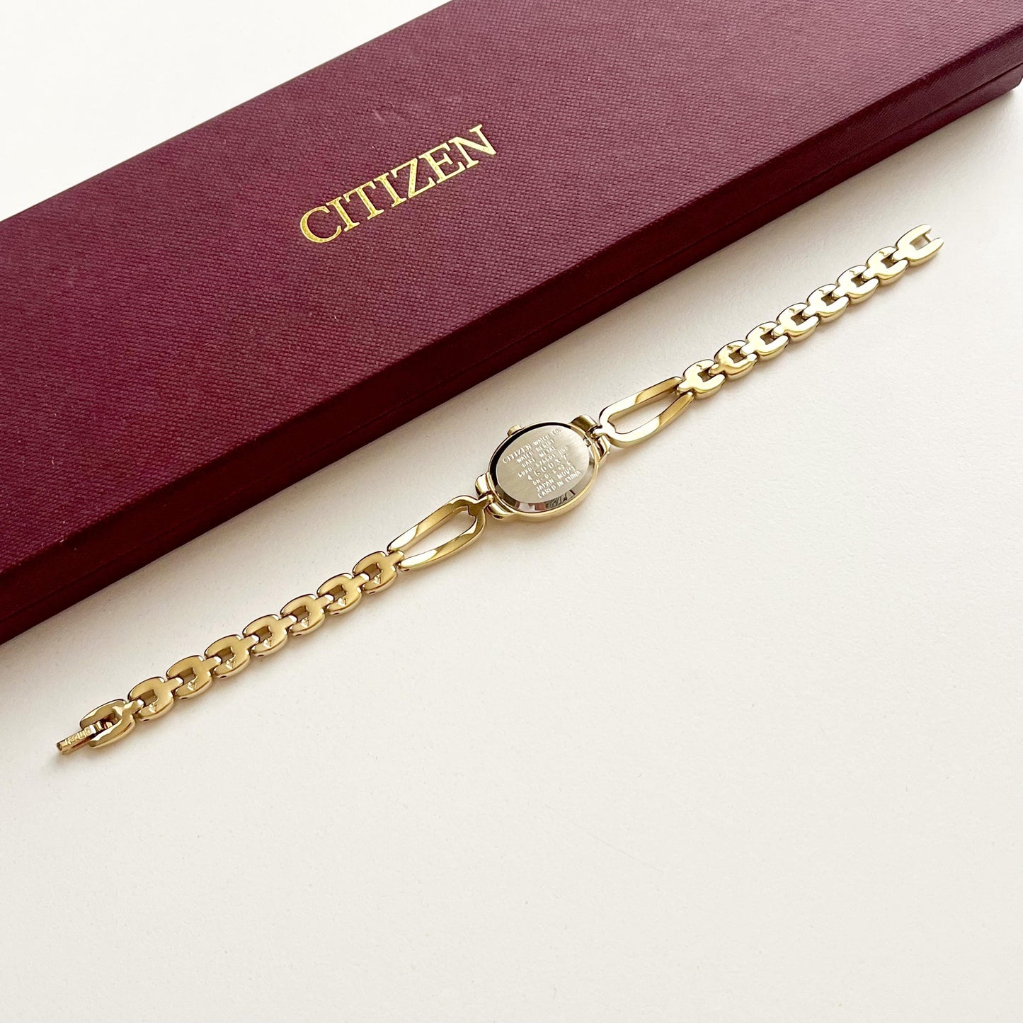 Citizen Vintage MINT Gold Womens Watch, Boxed, Gift for Her, 18cm
