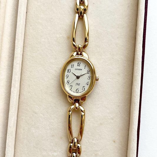Citizen Vintage MINT Gold Womens Watch, Boxed, Gift for Her, 18cm