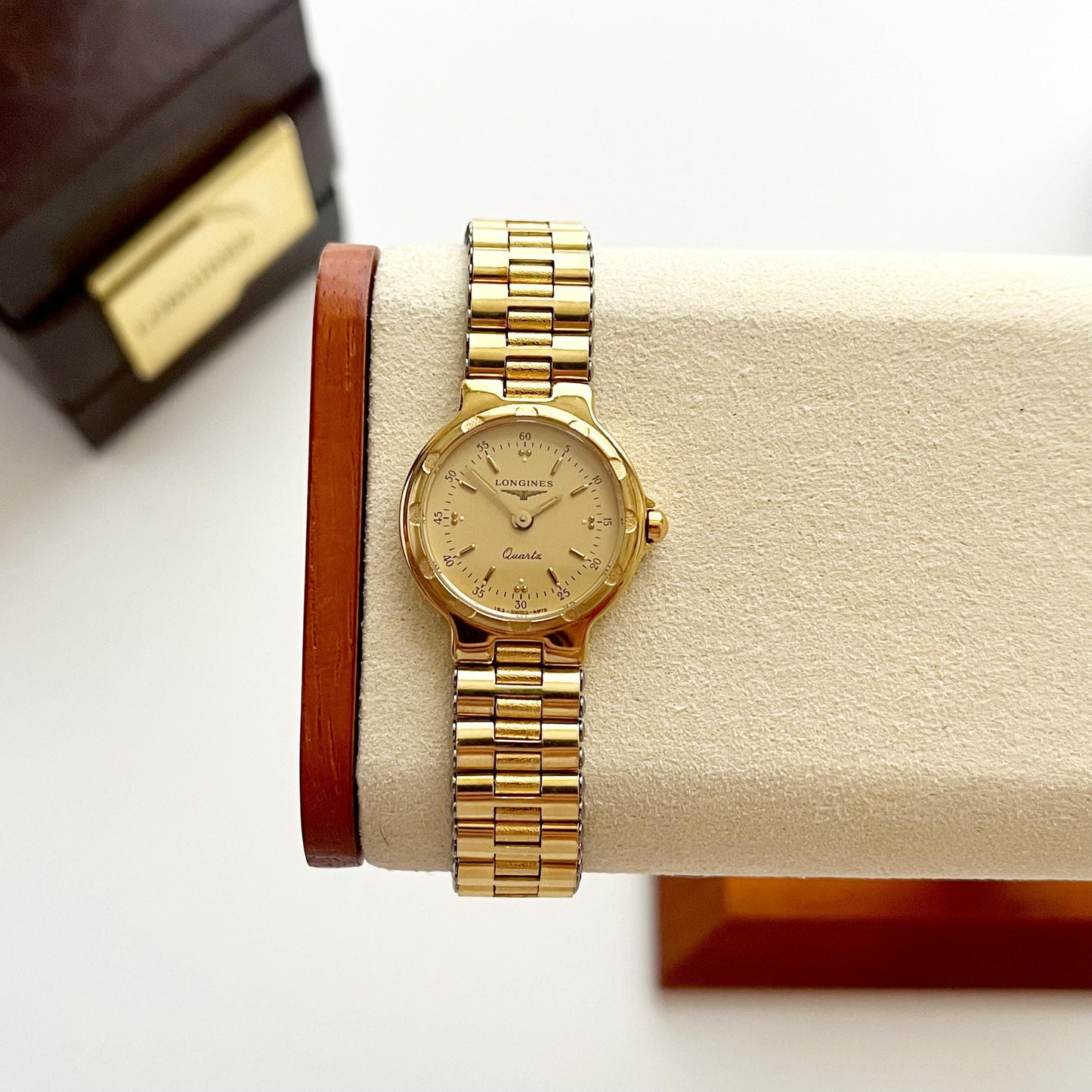 Longines Vintage Womens Gold Watch, Boxed, Gift for Her - 16.5cm