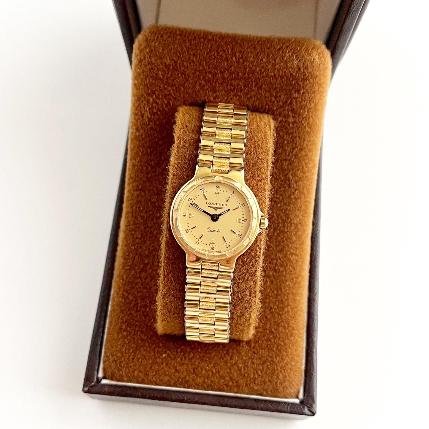 Longines Vintage Womens Gold Watch, Boxed, Gift for Her - 16.5cm