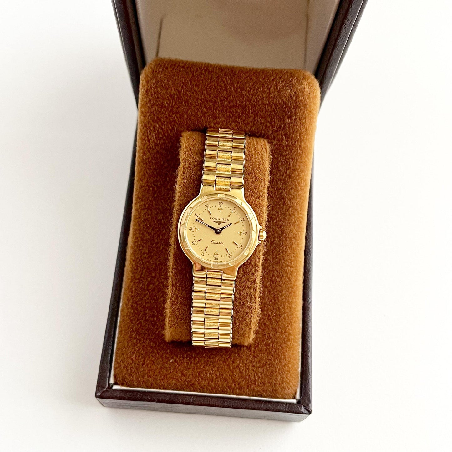 Longines Vintage Womens Gold Watch, Boxed, Gift for Her - 16.5cm