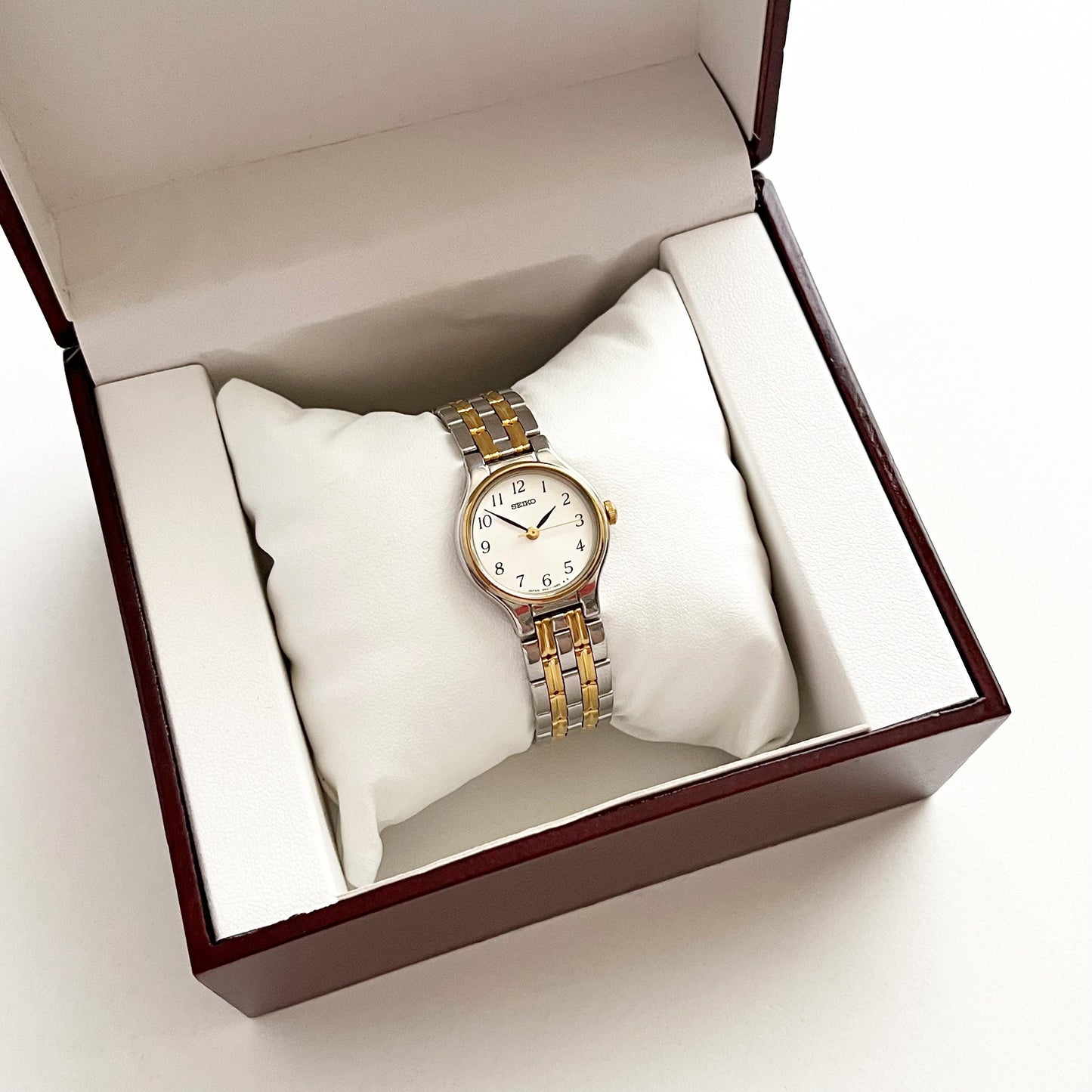 Seiko TwoTone Women’s Vintage Watch, Boxed, Gift for Her - 15.5cm