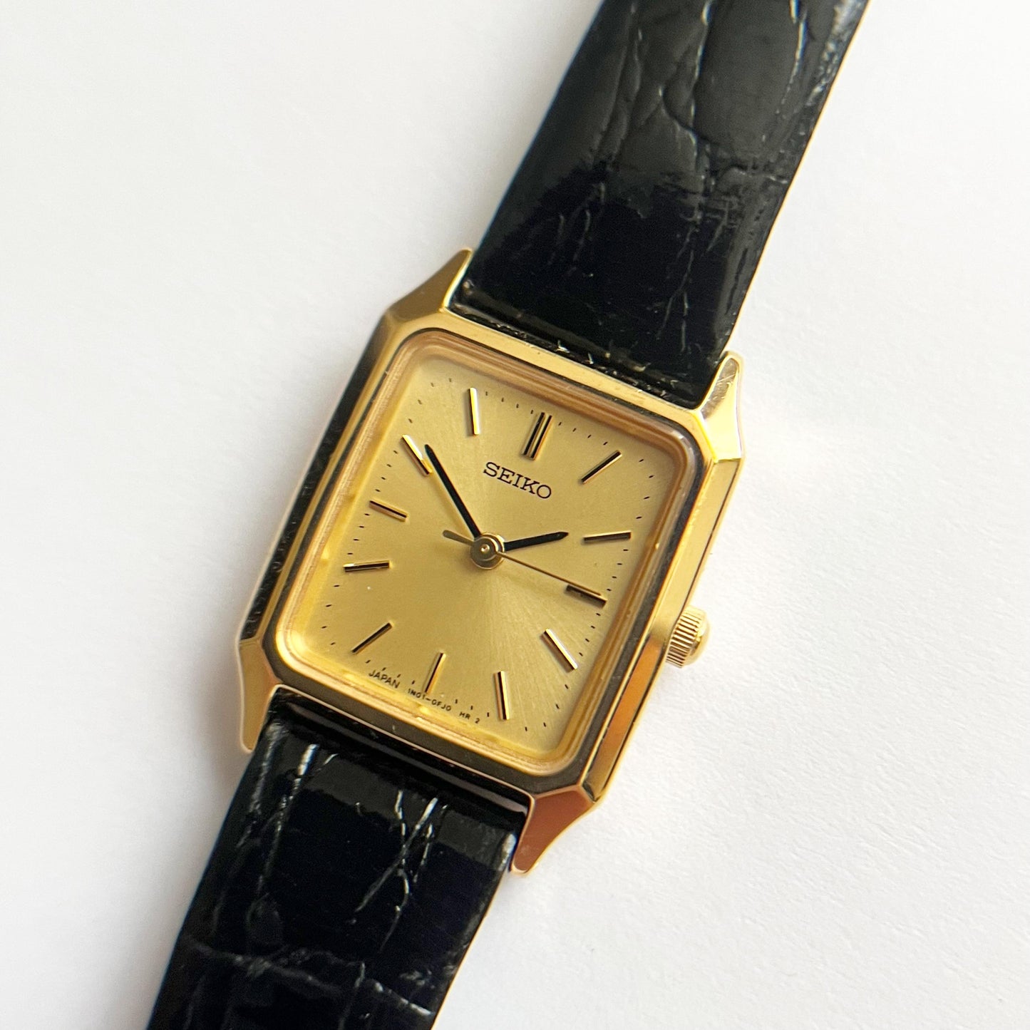 Seiko Womens Vintage Watch, Gold, Leather Band, Boxed, Gift For Her