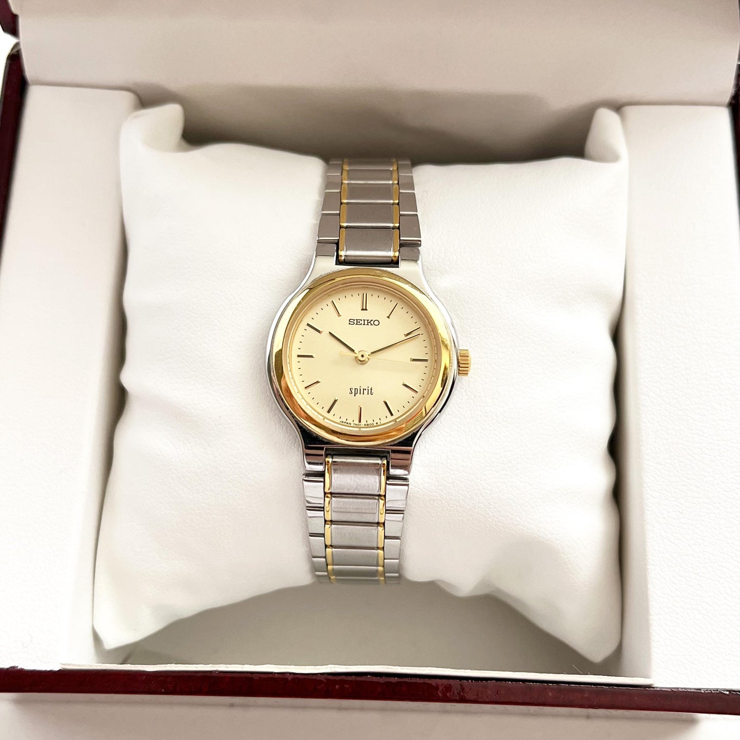 Seiko TwoTone Women’s Vintage Watch, Boxed, Gift for Her - 15.5cm