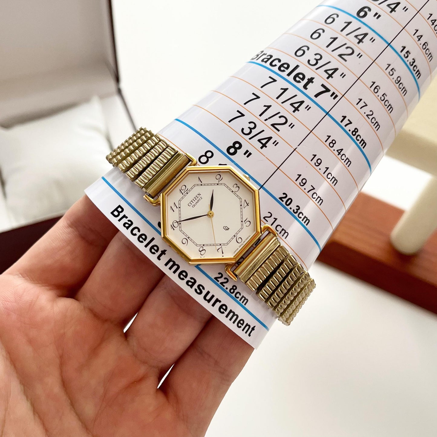 Citizen Vintage Gold Womens Watch, Rare Quartz Watch, Gift for Her, Boxed