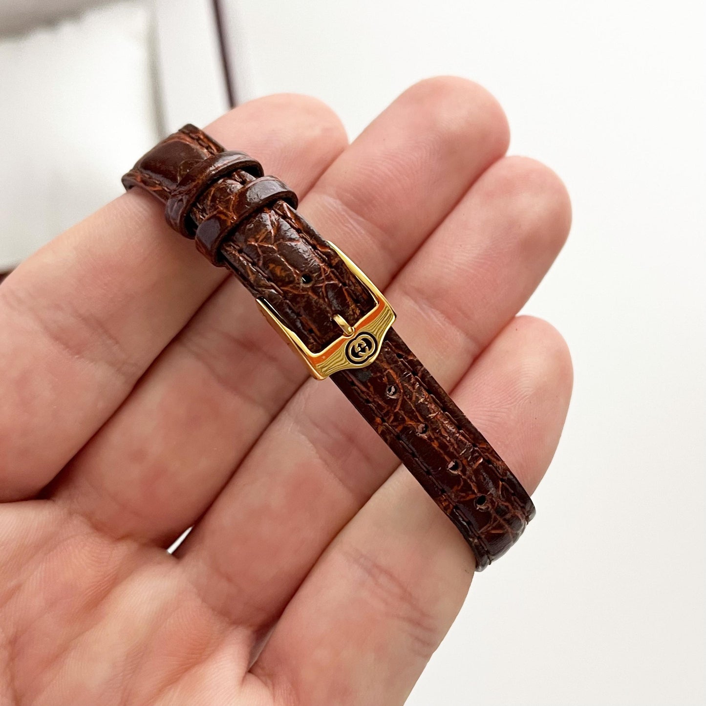 Gucci Gold Vintage Womens Watch, New Band, Gift for Her, Boxed