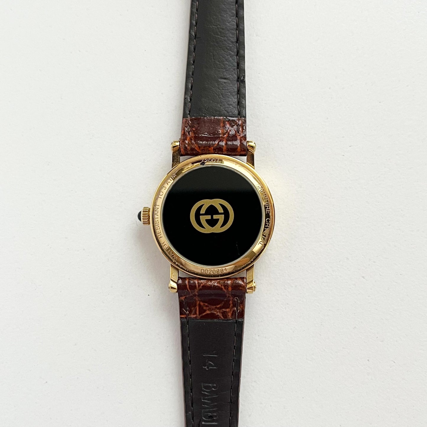 Gucci Gold Vintage Womens Watch, New Band, Gift for Her, Boxed