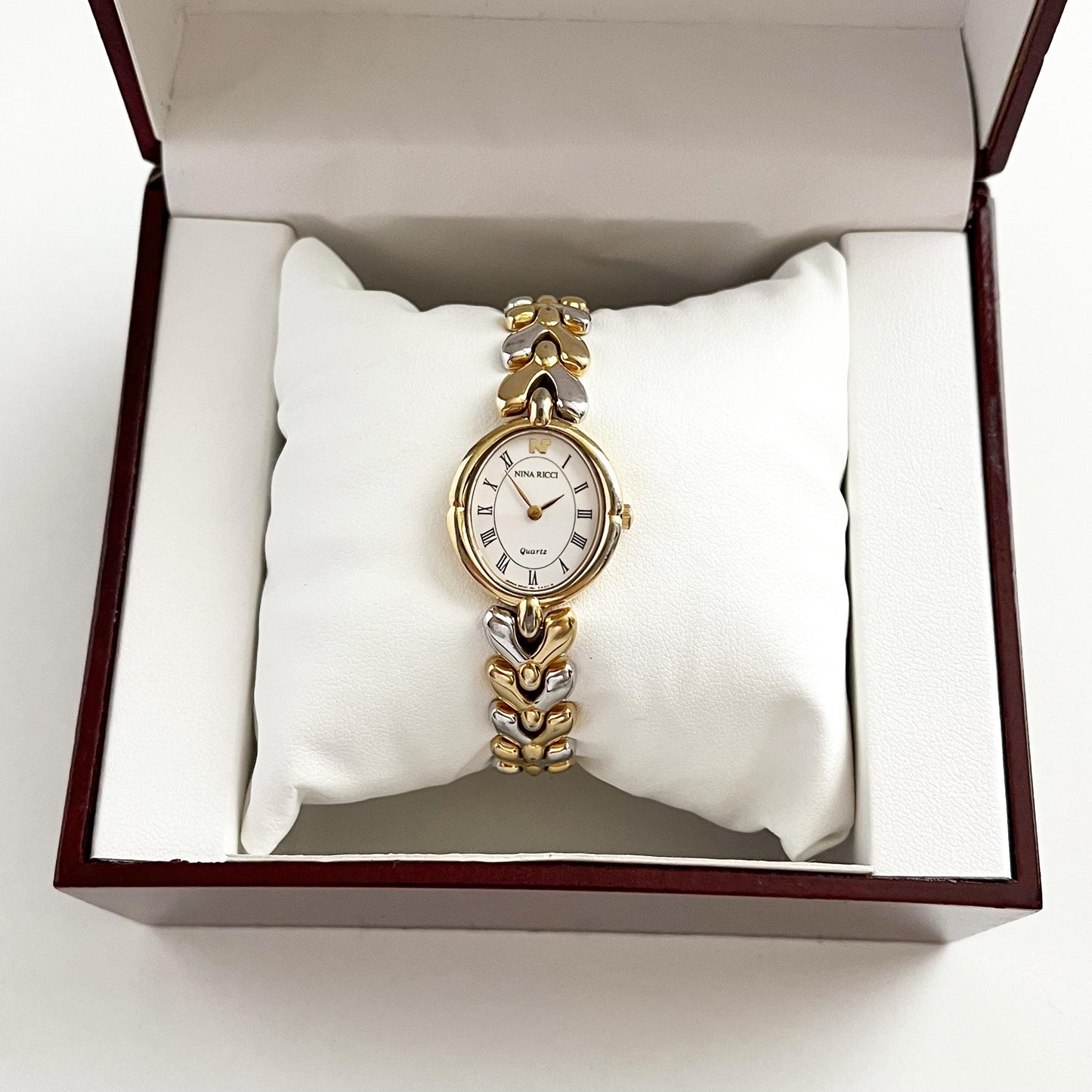 Vintage Watch - Boxed gift for her, Ladies gold tone Nina Ricci Watch