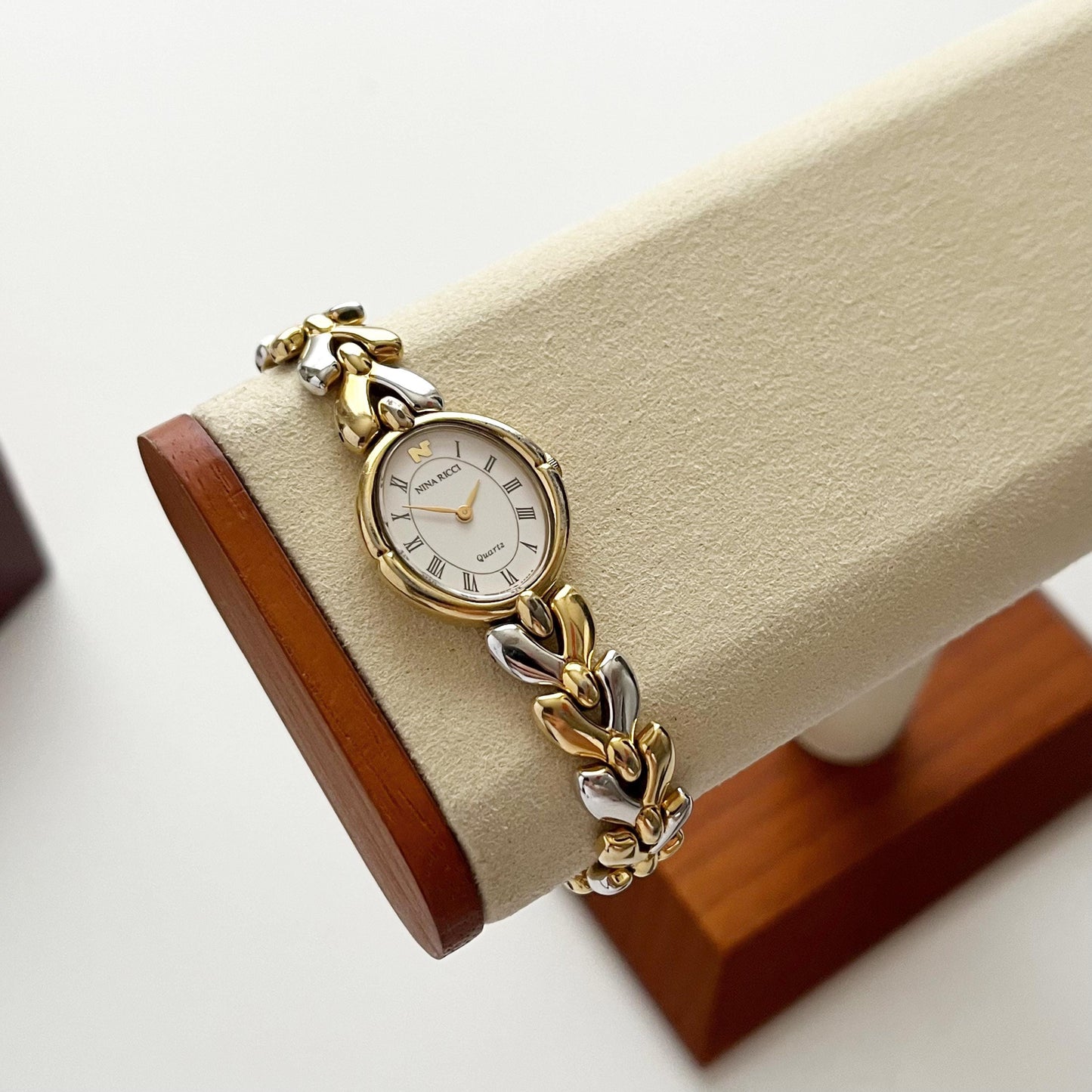 Vintage Watch - Boxed gift for her, Ladies gold tone Nina Ricci Watch
