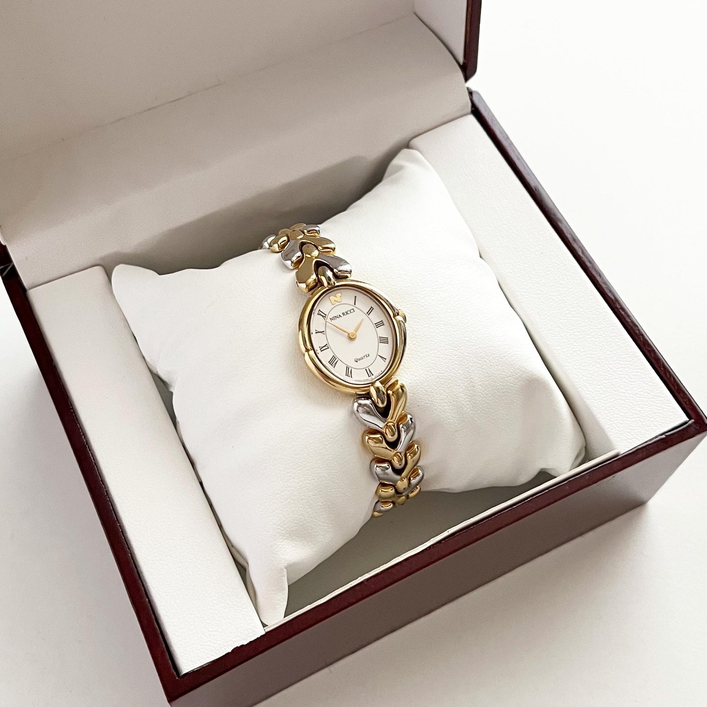 Vintage Watch - Boxed gift for her, Ladies gold tone Nina Ricci Watch