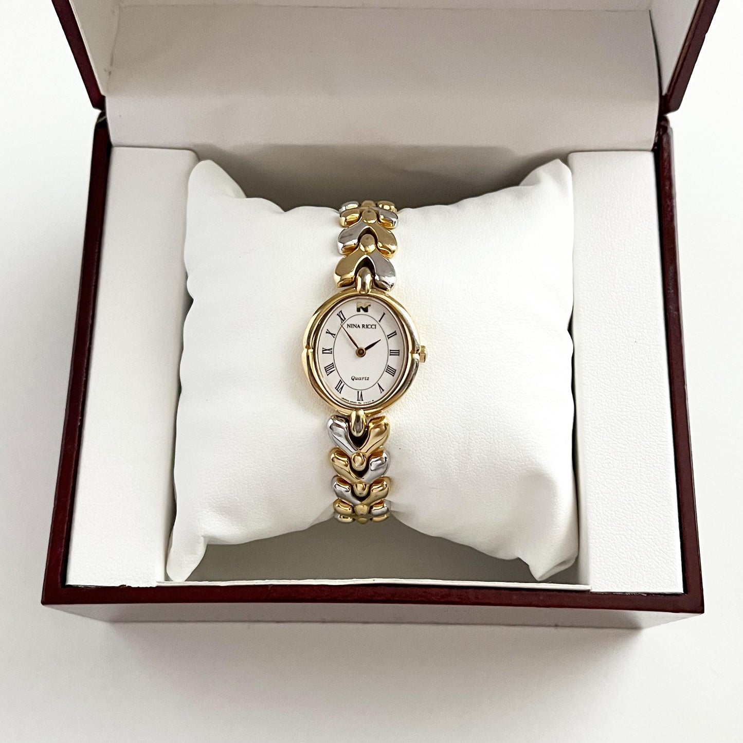 Vintage Watch - Boxed gift for her, Ladies gold tone Nina Ricci Watch