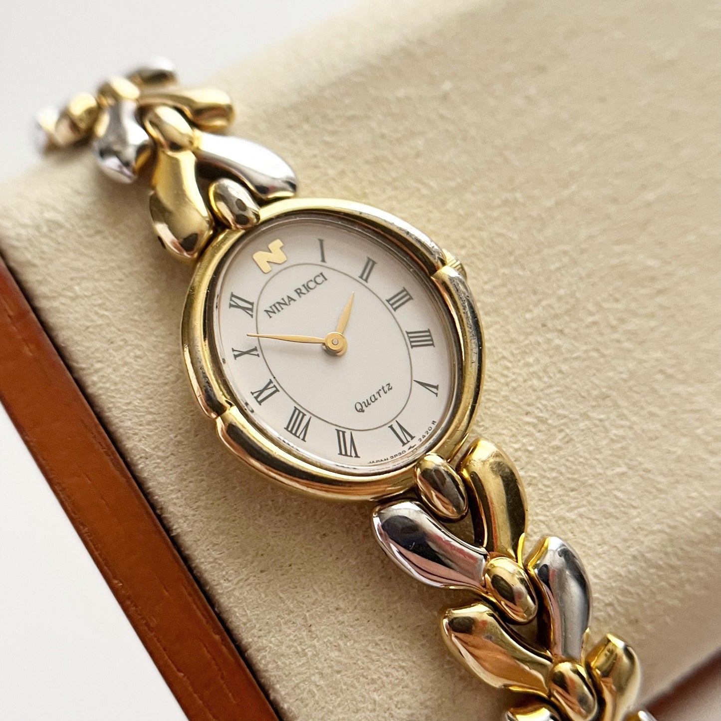Vintage Watch - Boxed gift for her, Ladies gold tone Nina Ricci Watch