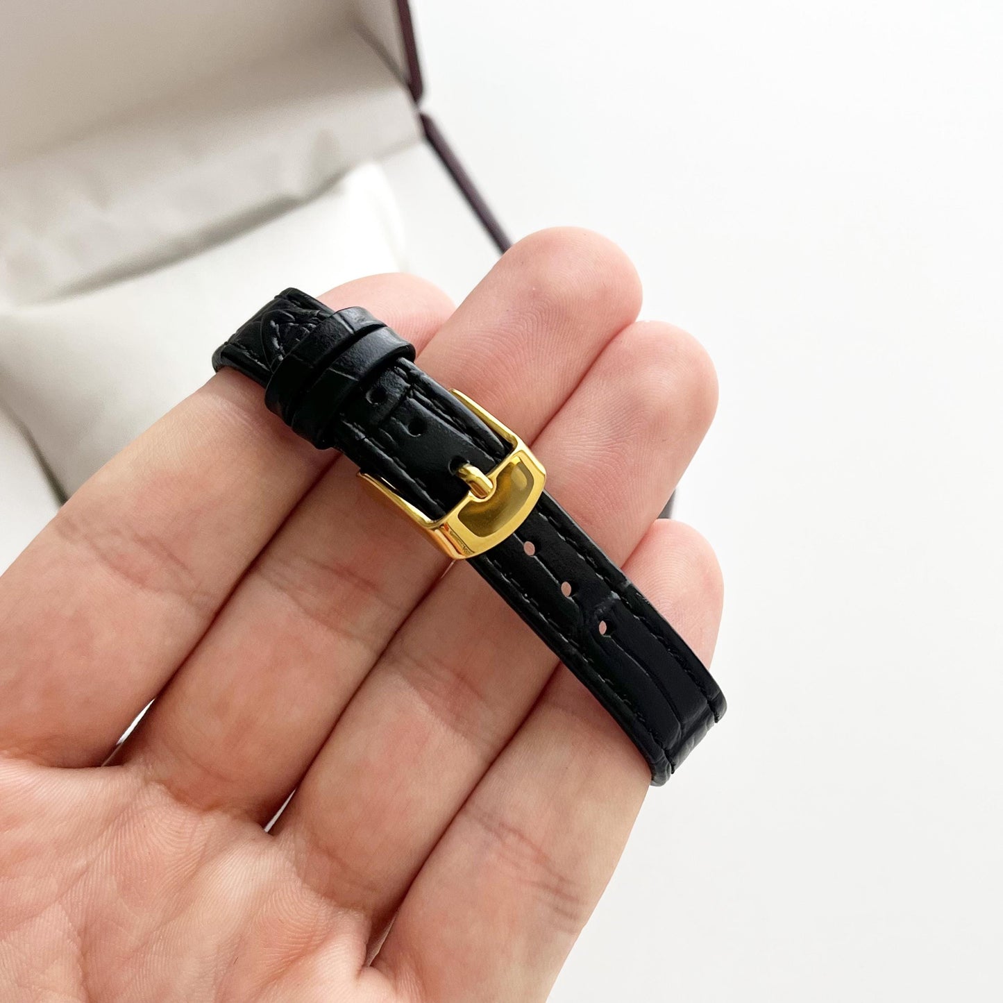 Yves Saint Laurent Square Gold Vintage Womens Watch, Gift for Her, Boxed