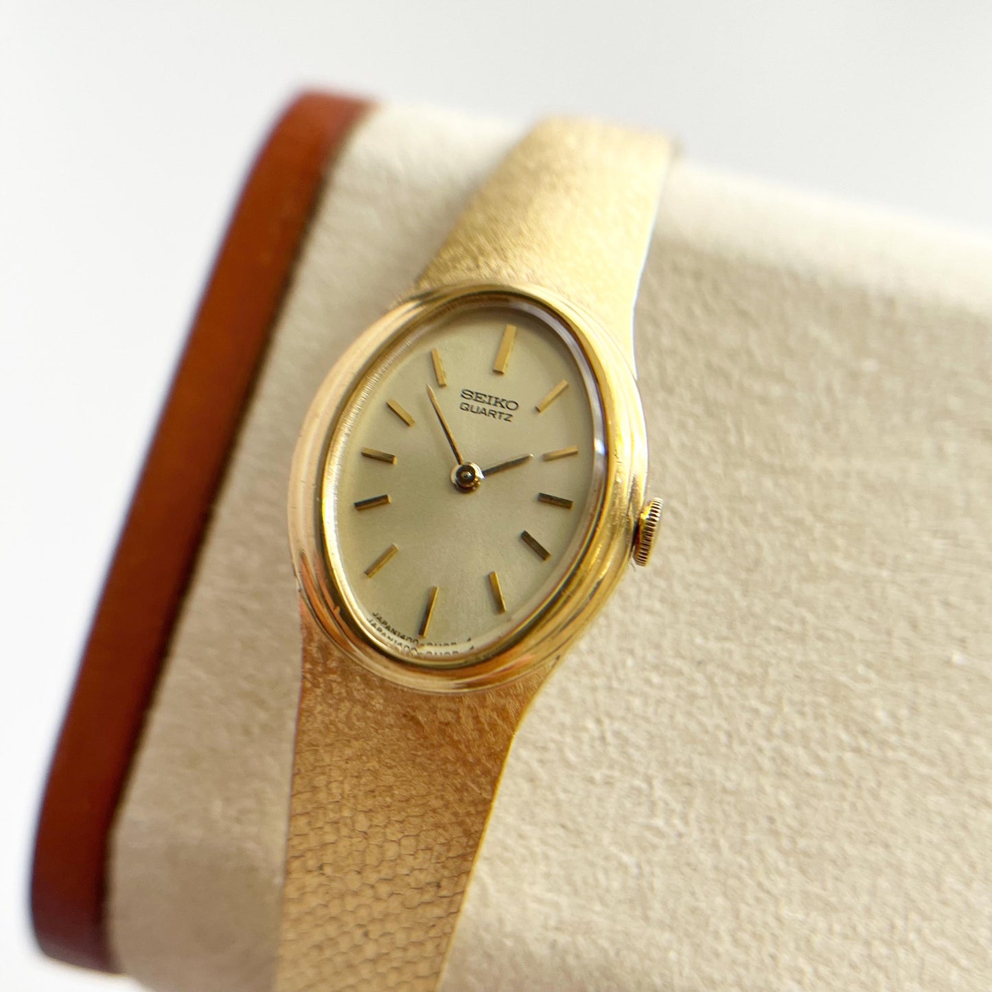 Seiko Vintage Gold Womens Watch, Boxed, Gift for Her, 16.5cm