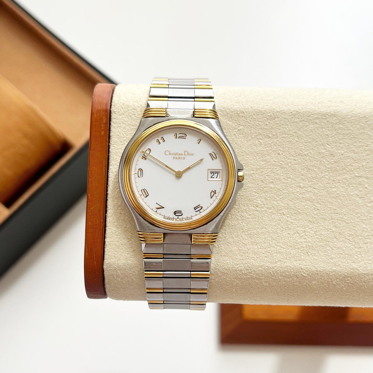 Christian Dior Vintage TwoTone Women’s Watch, Gift For Her, Boxed, 19cm
