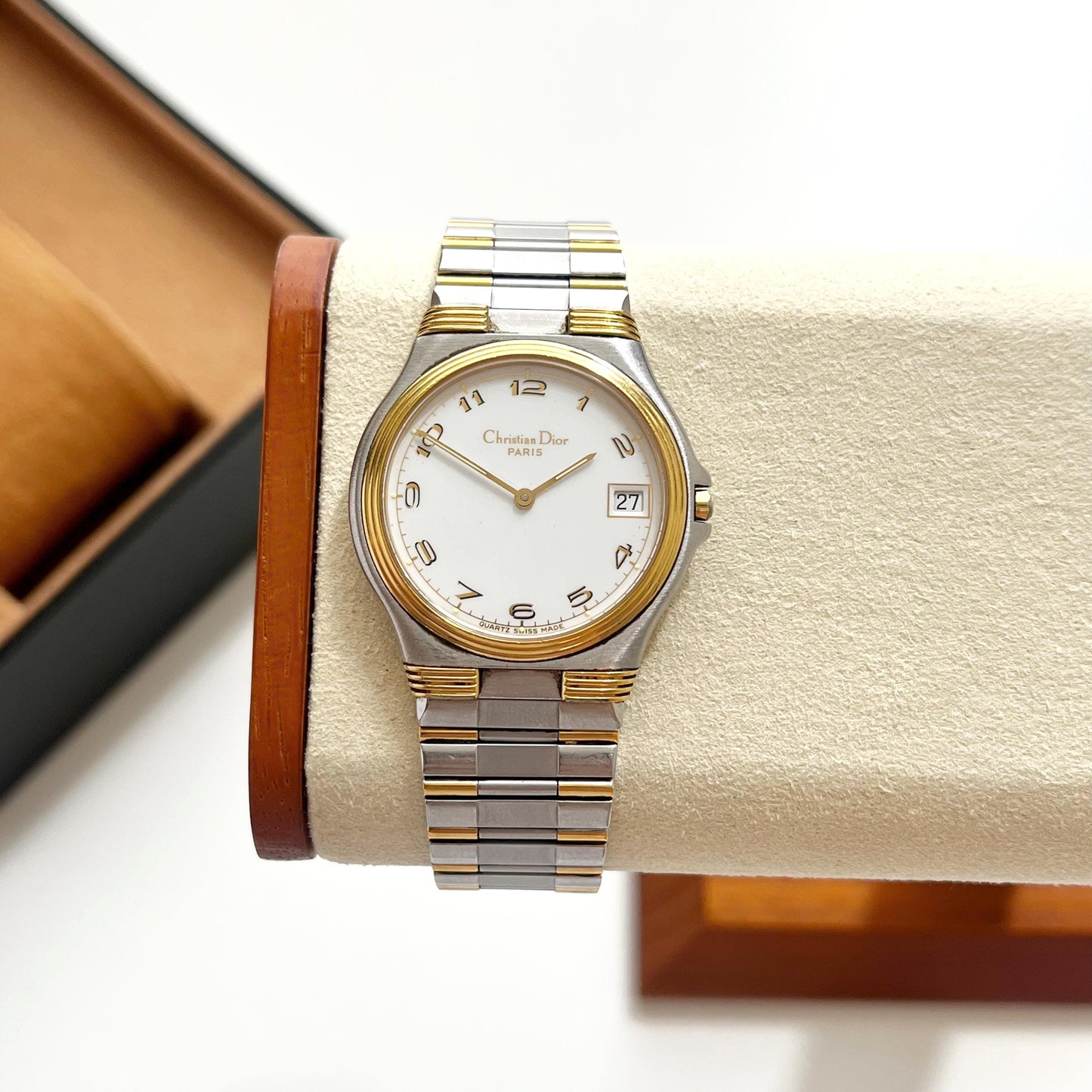 Christian Dior Vintage TwoTone Women’s Watch, Gift For Her, Boxed, 19cm