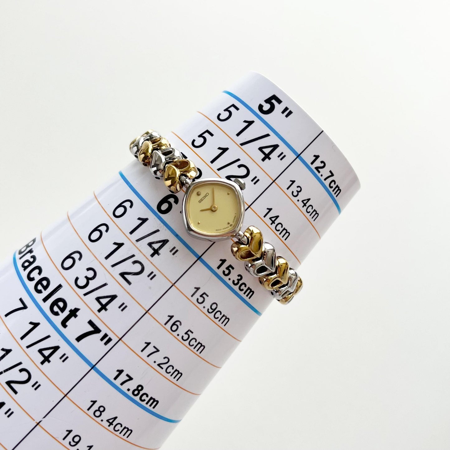Seiko Vintage TwoTone Hart Womens Watch, Boxed, Gift for Her, 16cm