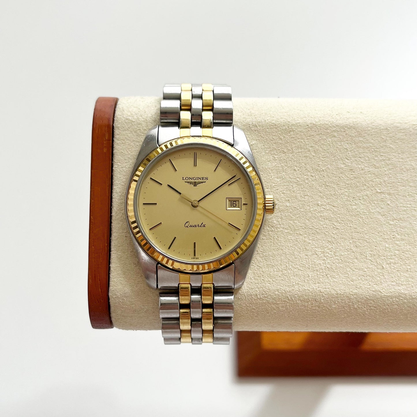Vintage Women’s Longines, Two-Tone Date Jubilee Bracelet Watch, Gift for Her, Boxed, 18.5cm