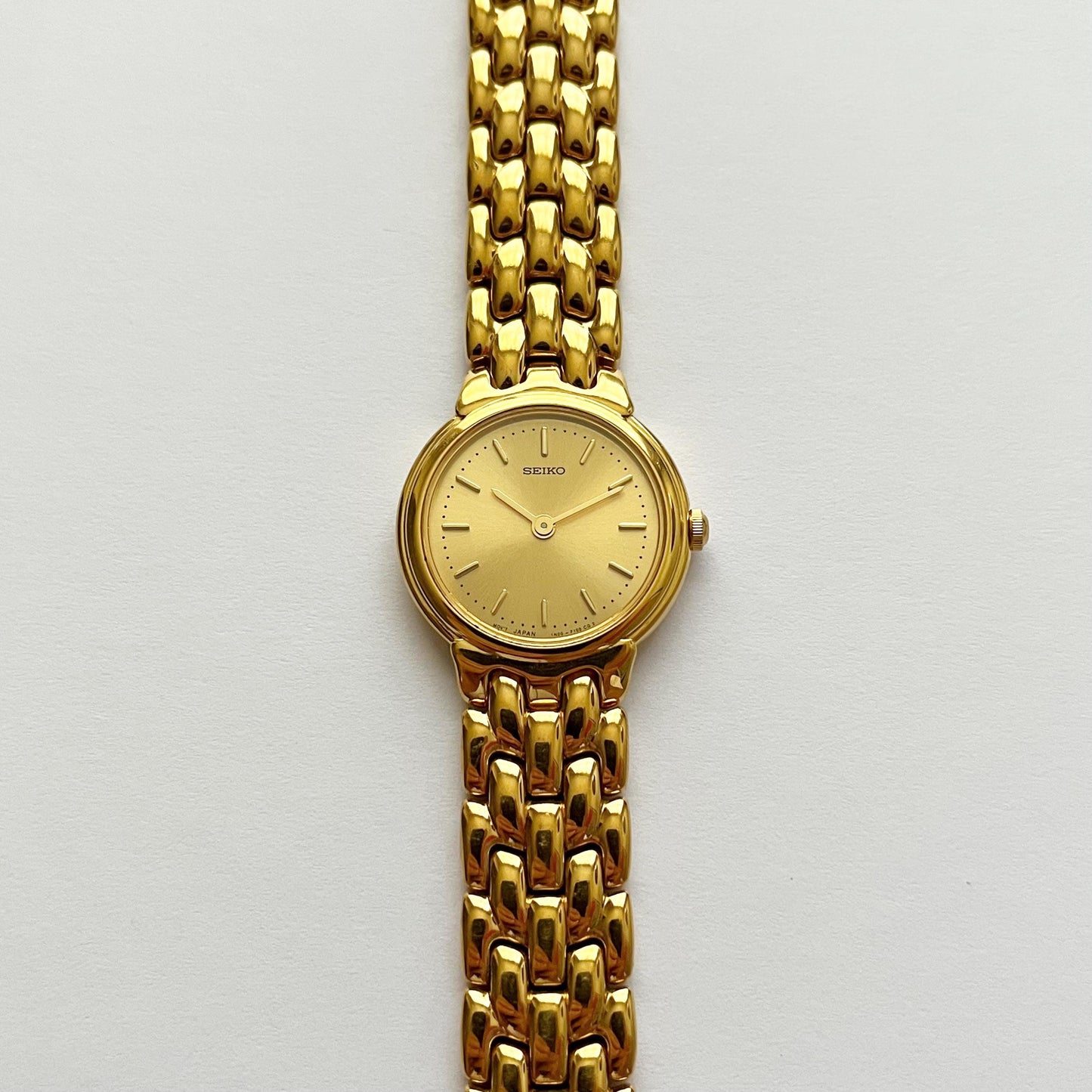 Seiko Vintage Gold Womens Watch, Boxed, Gift for Her, 17cm