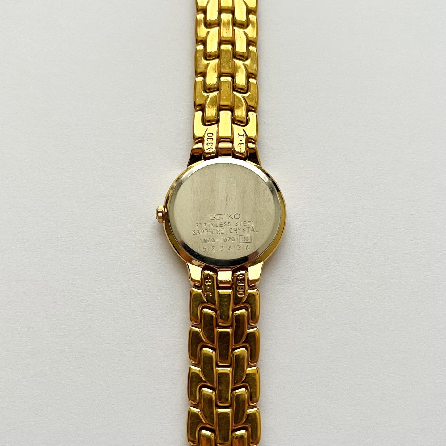 Seiko Vintage Gold Womens Watch, Boxed, Gift for Her, 17cm