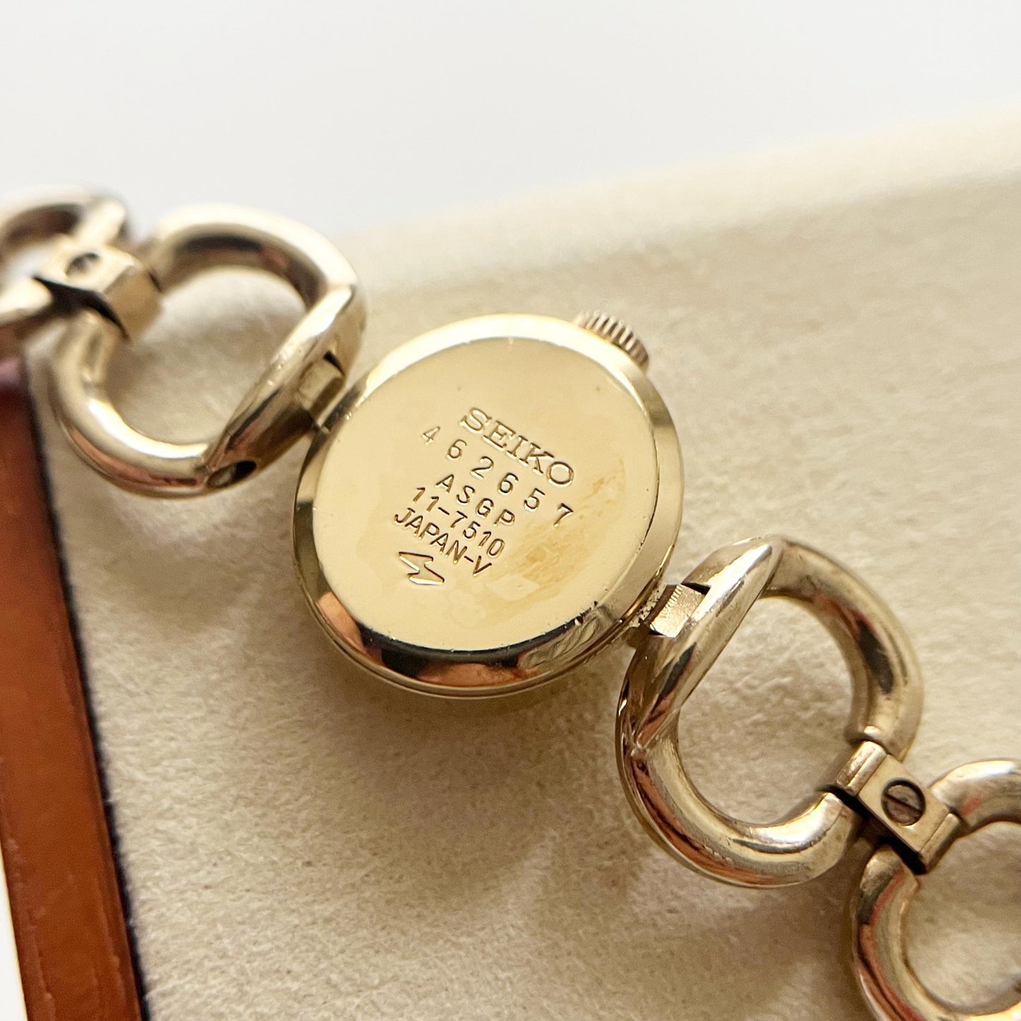 Seiko Rare Mechanical Vintage Gold Womens Watch, Boxed, Gift for Her, 16cm