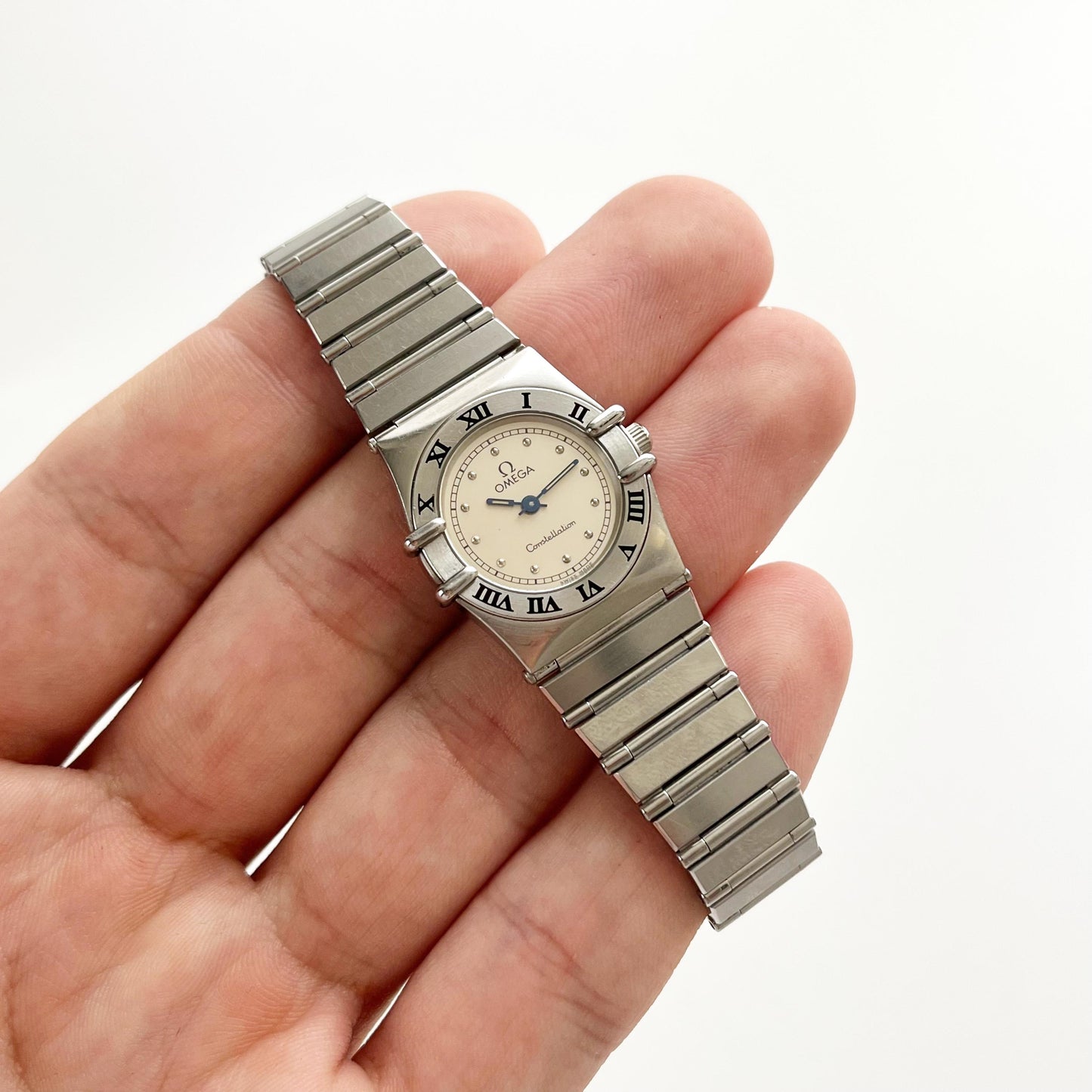 Omega Constellation Vintage Women’s Watch, Silver Watch, Gift for Her - 16.5 cm