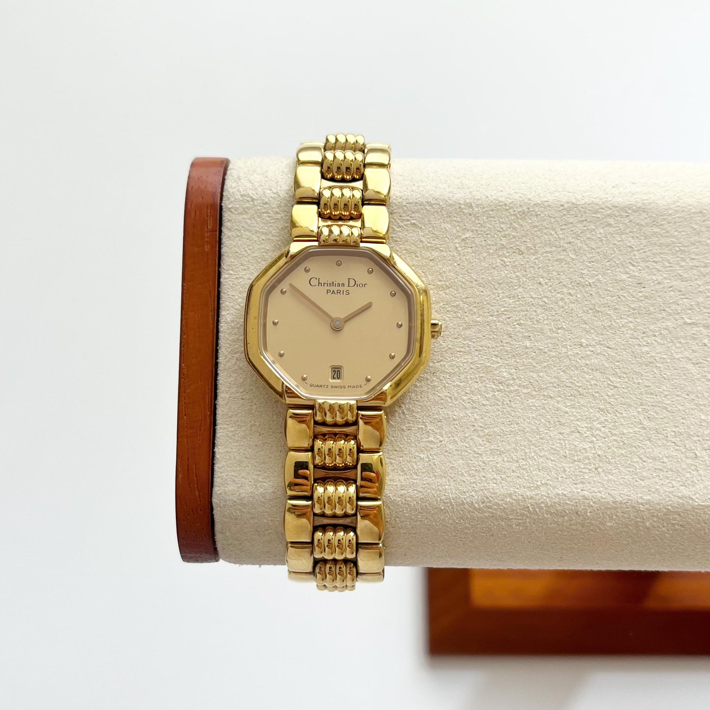 Christian Dior Gold Vintage Womens Watch, Gold Dial, Boxed, Gift for Her - 16.5cm