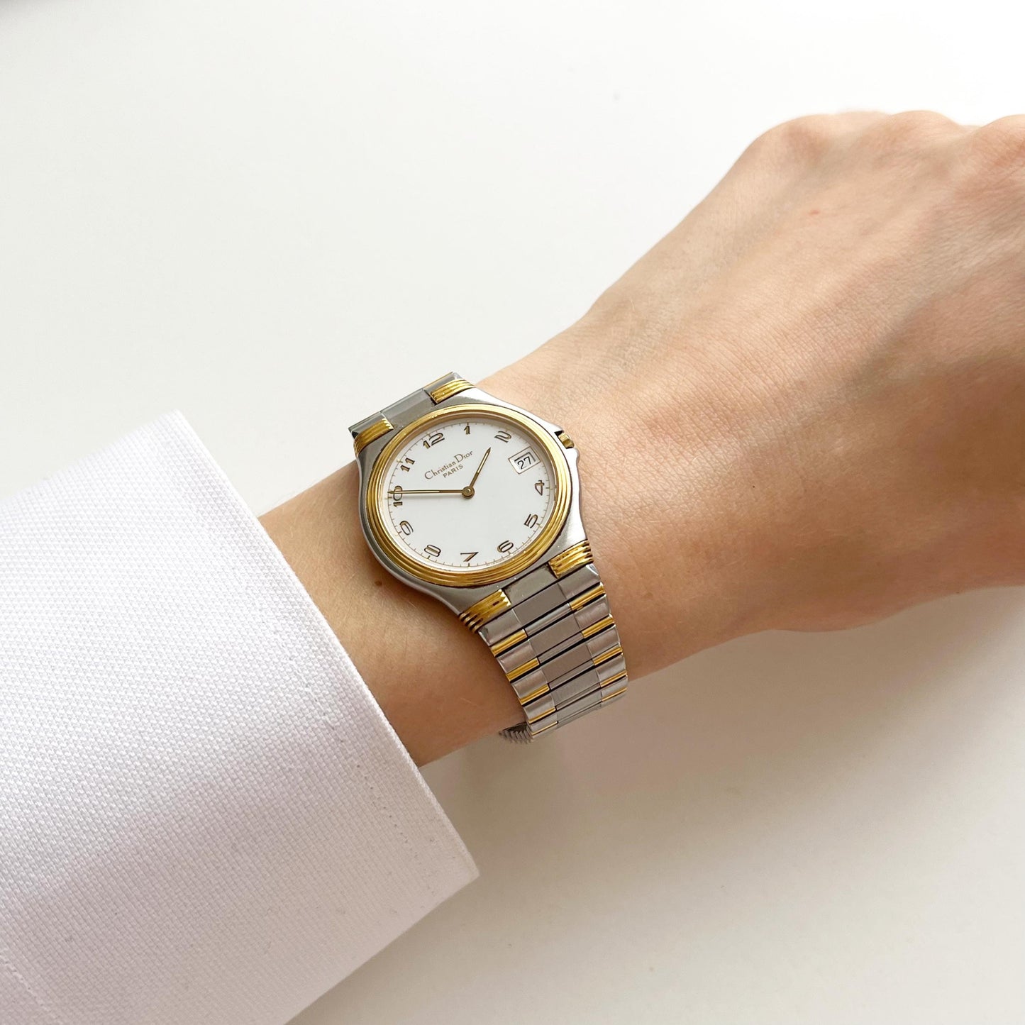 Christian Dior Vintage TwoTone Women’s Watch, Gift For Her, Boxed, 19cm