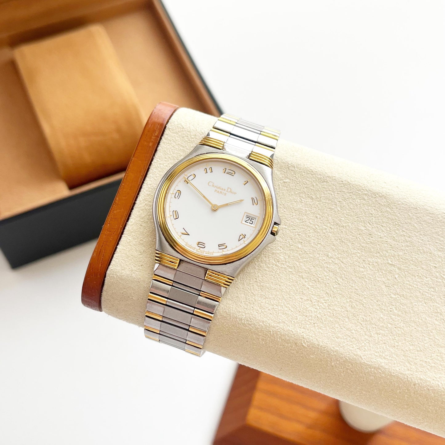 Christian Dior Vintage TwoTone Women’s Watch, Gift For Her, Boxed, 19cm
