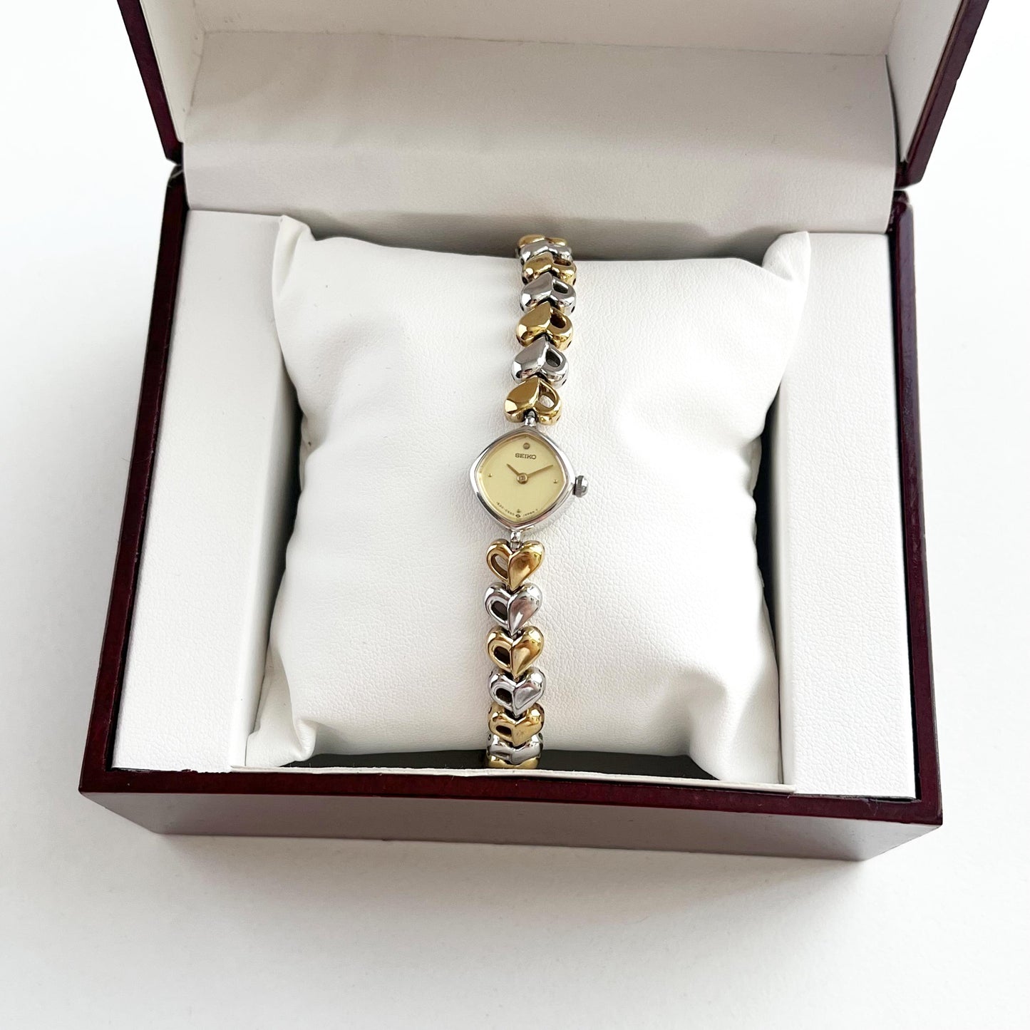 Seiko Vintage TwoTone Hart Womens Watch, Boxed, Gift for Her, 16cm