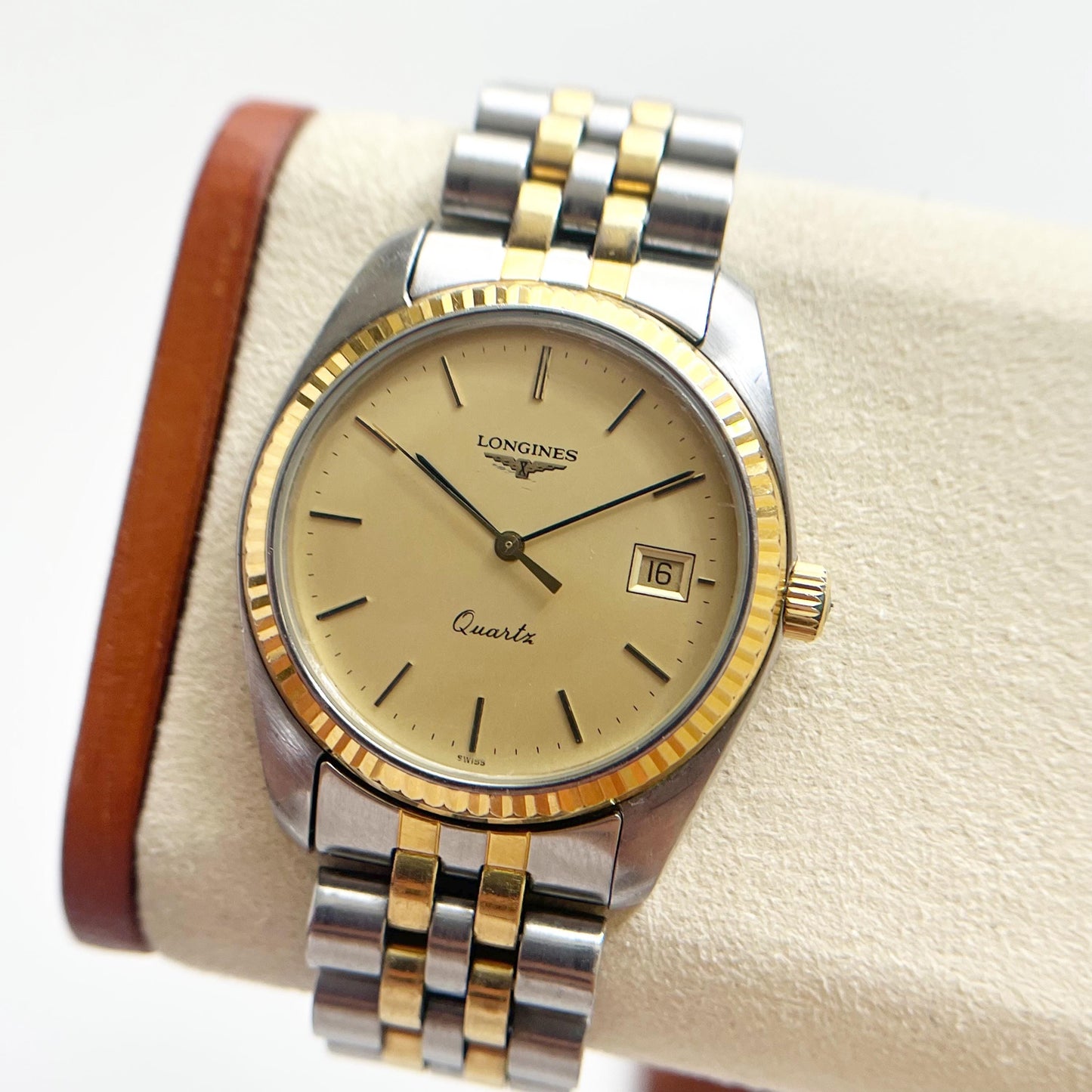 Vintage Women’s Longines, Two-Tone Date Jubilee Bracelet Watch, Gift for Her, Boxed, 18.5cm
