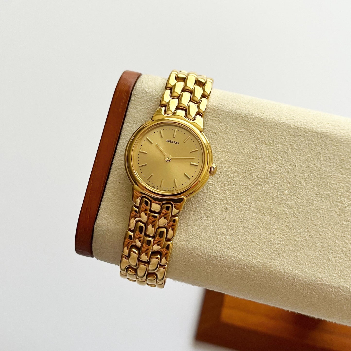 Seiko Vintage Gold Womens Watch, Boxed, Gift for Her, 17cm