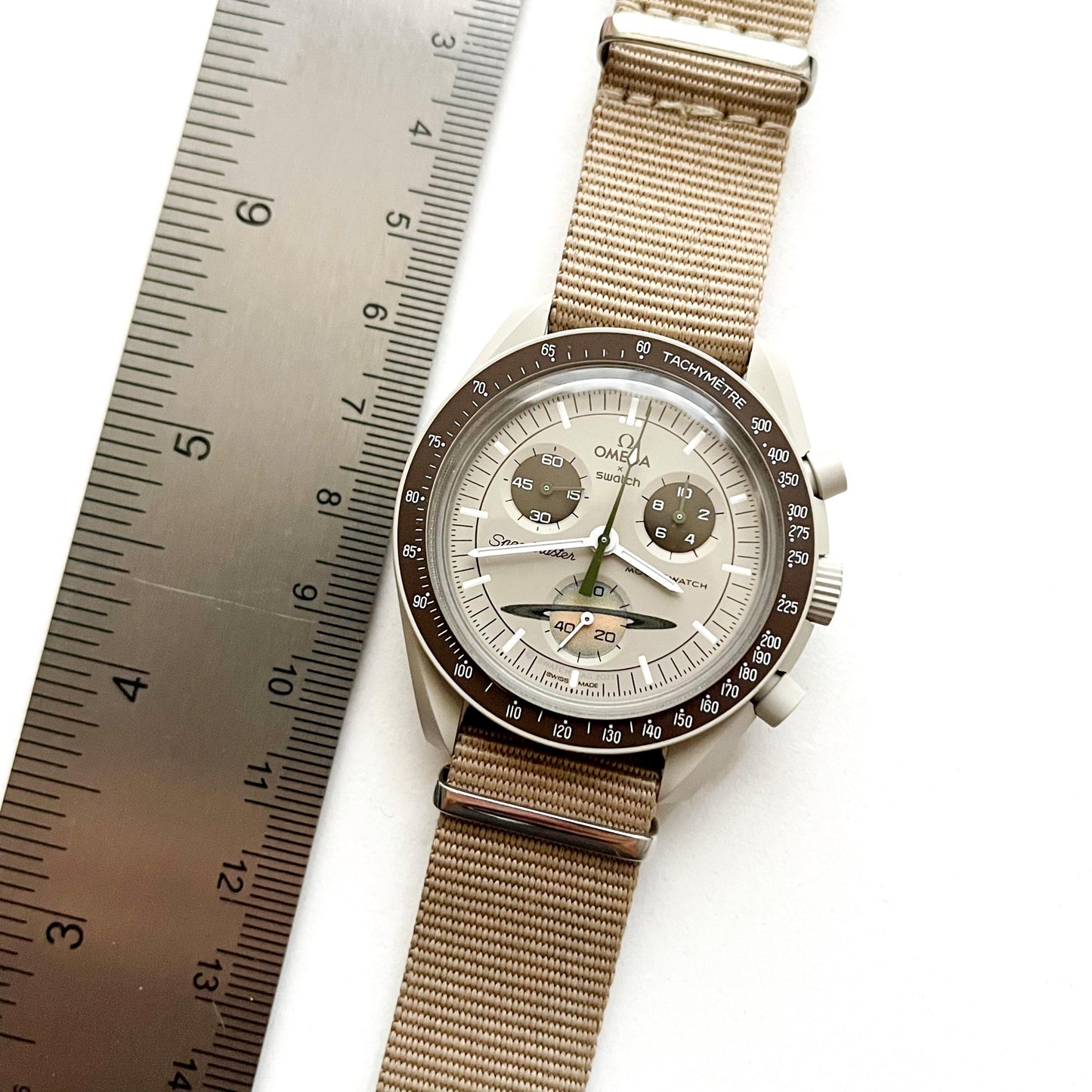 Omega x Swatch, Mission To Saturn, Full Set, 2 Bands, Mens Watch, Gift for Him