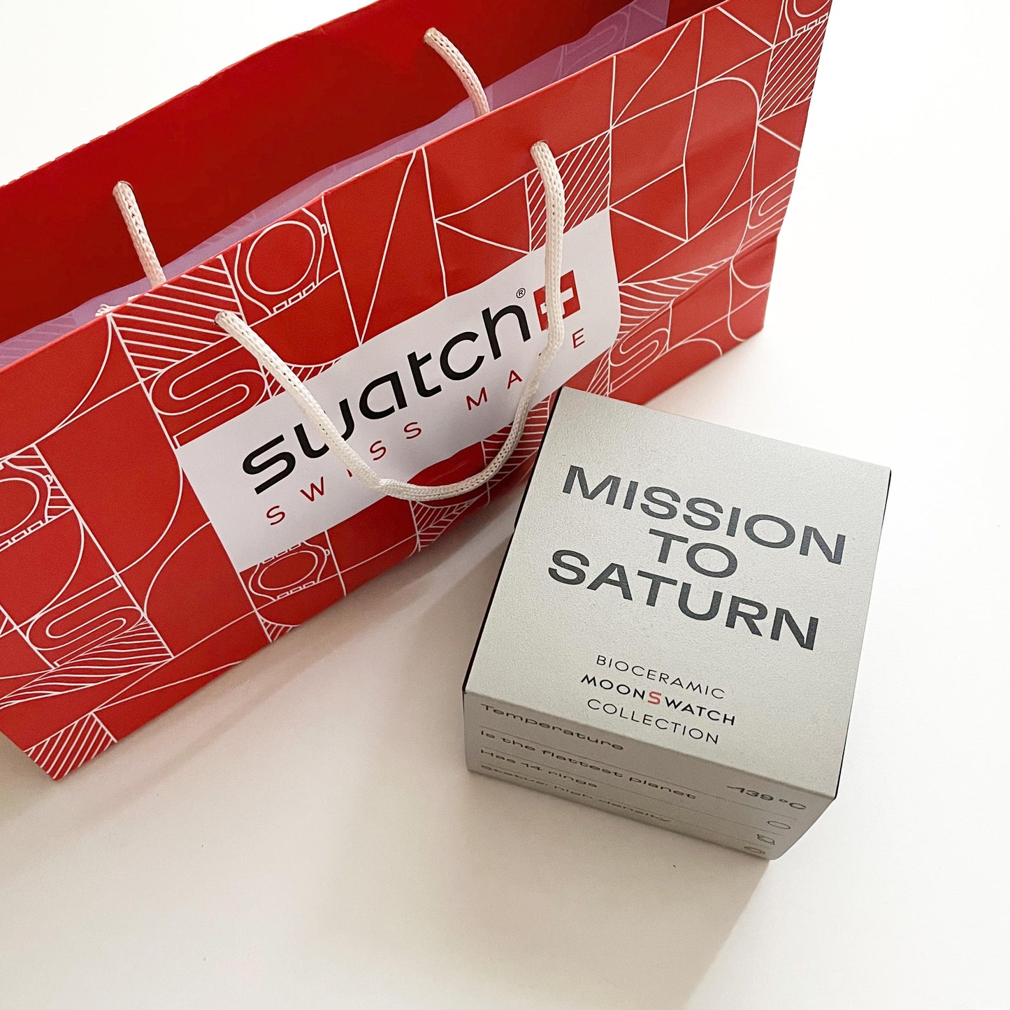 Omega x Swatch, Mission To Saturn, Full Set, 2 Bands, Mens Watch, Gift for Him